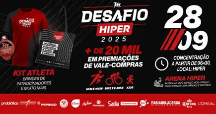 Desafio Hiper 2025 – Corrida & Caminhada